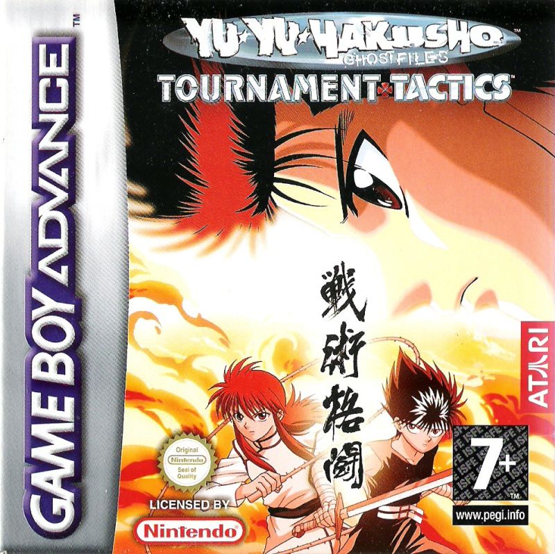 Yu Yu Hakusho Tournament Tactics box art for GameBoy Advance